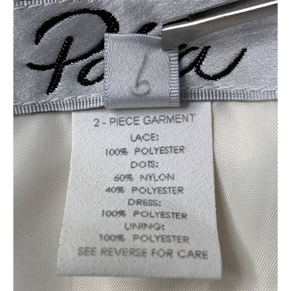 NWT Sz 12 2-Piece Patra Ivory Evening Dress Jacket Set Formal Wedding Mother - Picture 8 of 16